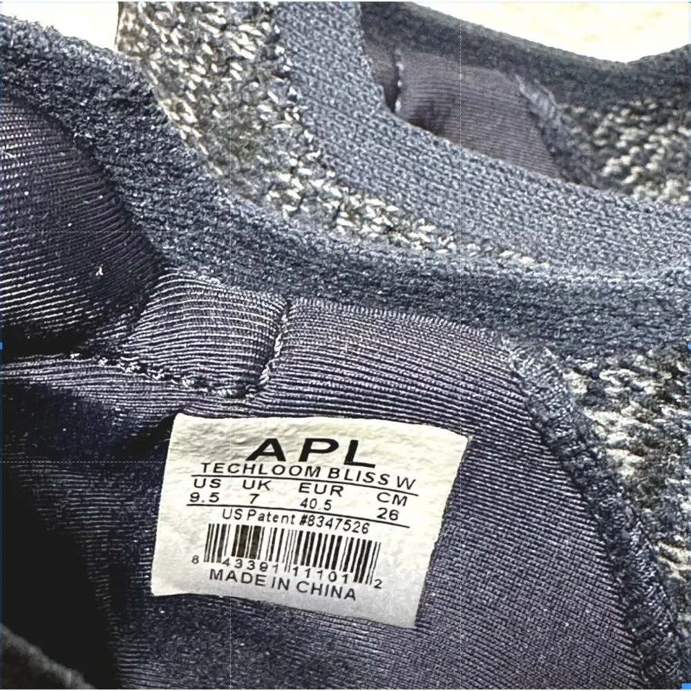 APL Techloom Bliss Sneakers Running Propelium Slip On Elastic Strap Navy 9.5